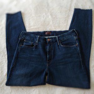 Mother size 31 The Looker Ankle Fray high rise / crop
